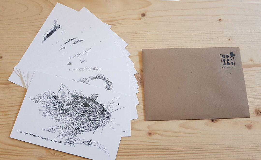12 cartes postales des animaux du zodiaque chinois