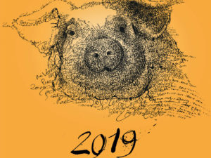 CALENDRIER CHINOIS – Cochon de Terre 2019