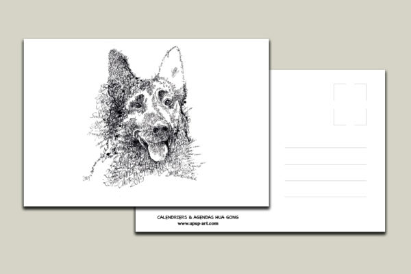 Cartes postales des animaux du zodiaque chinois – Image 11