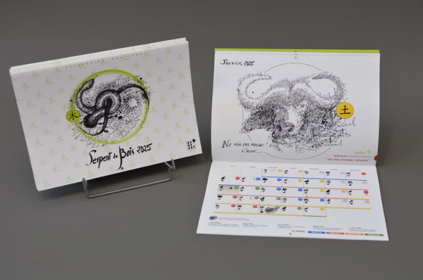 Calendrier Chinois - Serpent de Bois 2025 – Image 2