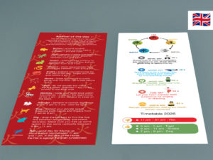 Bookmark Fire Horse 2025